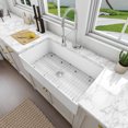 thumbnail image 3 of Sinber Farmhouse Apron Single Bowl Kitchen Sink with Fireclay 2 Accessories, 3 of 12