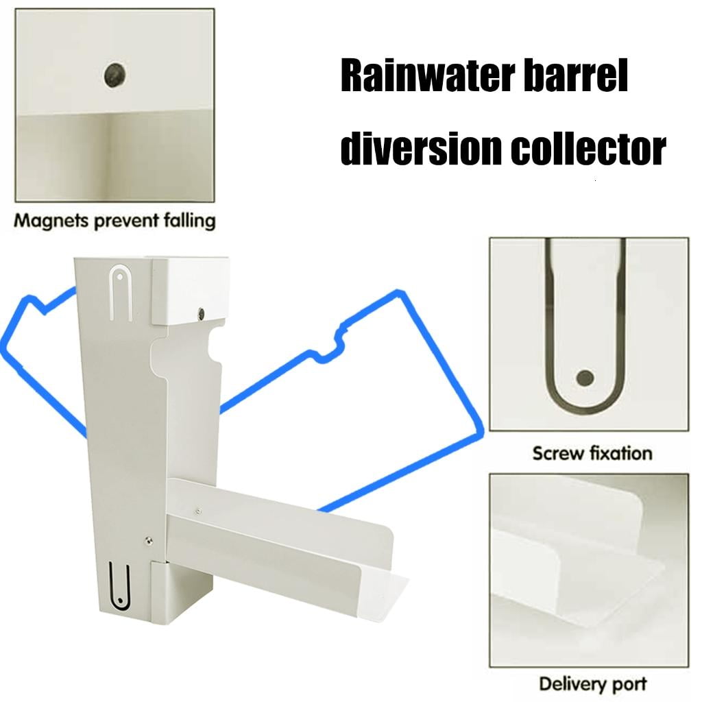 Heavy Duty Metal Rainwater Catcher System Low Maintenance Design for 3x4inch