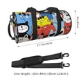 thumbnail image 2 of Balery Funny Cats Bolsa de Gimnasio para Mujeres y Hombres, Bolsa de Viaje Impermeable, Bolsa de Fin de Semana con Compartimento para Zapatos y Bolsillo Húmedo, 2 of 6