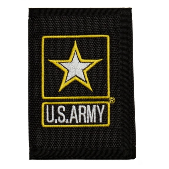 WL0008 NYLON WALLET WITH ARMY LOGO PATCH