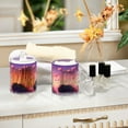 thumbnail image 4 of Yayeee 4 Pack Qtip Holder Bathroom Cotton Swab Canister with Lid Clear Dispenser Set, Pixel Floating Hearts, 4 of 6