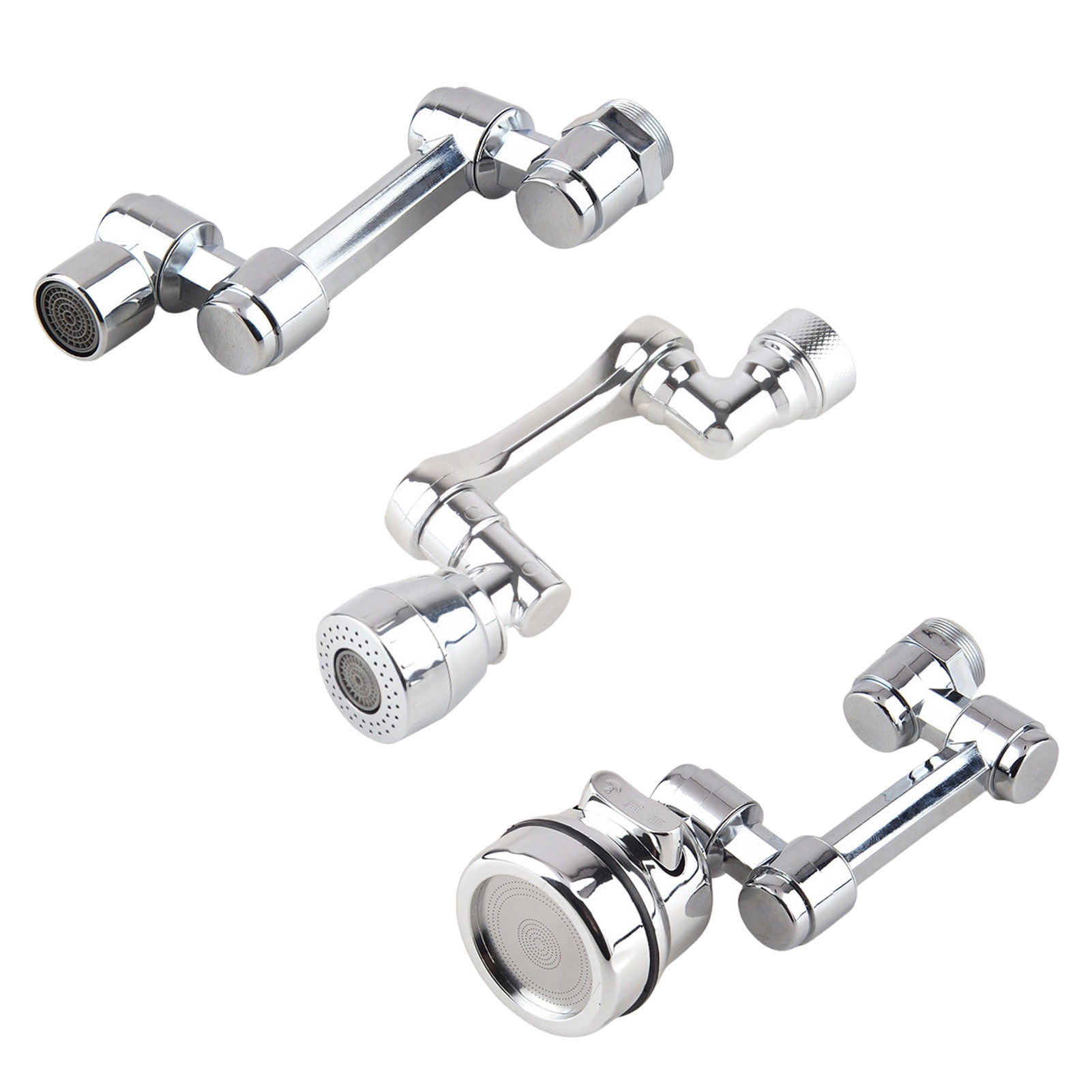Universal 1080 Degree Rotation Extender Faucet Aerator ABS Splash Filter Kitchen Washbasin Faucets Bubbler Nozzle Robotic Arm ,Water Saving