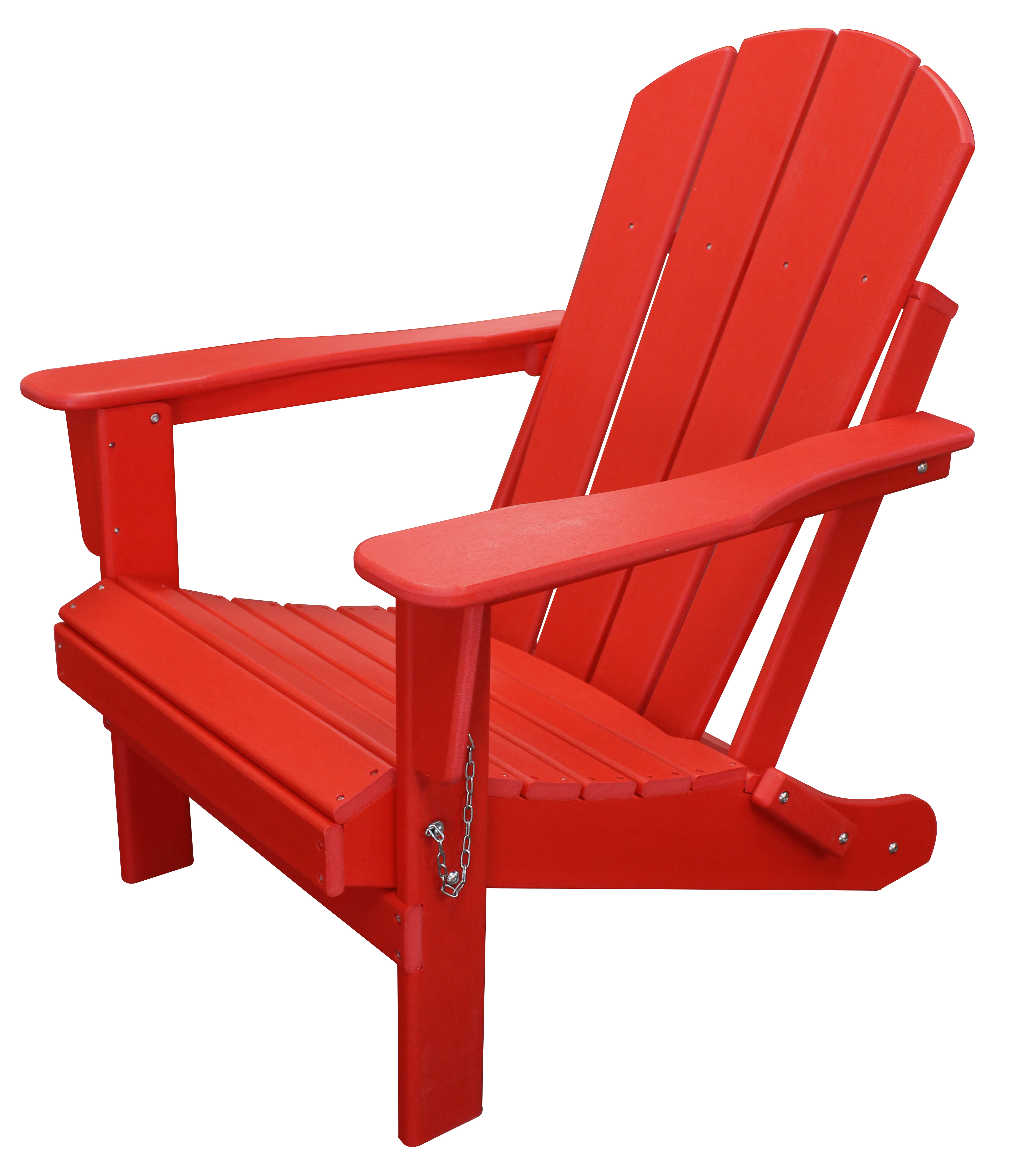 All-Weather Adult Folding Adirondack Chair - Red