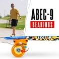 thumbnail image 4 of Planche de skateboard mini-cruiser rétro 22 po pour enfants, ados et adultes – plateau composite flexible, roues de 62 mm, trucks en aluminium 3,25 po – Sahara bleu – Madd Gear, 4 of 10
