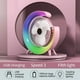 thumbnail image 5 of Ventilador Portátil Ventilador Recargable por USB LED Colores eléctricos del ventilador 7 colores ajustables hasta 180°, 5 of 9