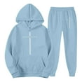 thumbnail image 4 of Christmas Sweaters Letter Print Hoodie Tracksuit Casual Pullover Hooded Sweatshirt With Jogger Pants Outfit For Daily Streetwear And Comfort Wear Ugly Christmas Sweaters, 4 of 4