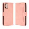 thumbnail image 1 of Case for Motorola MOTO G9 Plus Cover Adjustable Detachable Card Holder Magnetic closure Leather Wallet Case - Pink, 1 of 5