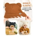 thumbnail image 4 of Gorro de invierno FURTALK para bebé con orejas de oso para 6 a 36 meses, 4 of 8