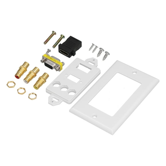 Video Wall Panel, Integrated Multimedia Wall Panel Multimedia Port for Home Theater for Television