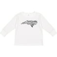 thumbnail image 3 of Inktastic North Carolina Word Salad Boys or Girls Long Sleeve Toddler T-Shirt, 3 of 5