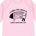 thumbnail image 4 of Inktastic I Like Pig Butts Boys or Girls Long Sleeve Baby Bodysuit, 4 of 5