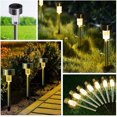 thumbnail image 3 of Luz solar para jardín al aire libre, decoración de luz de jardín led inalámbrica Iluminación solar para exteriores-blanco (5 piezas), blanco cálido. Afortunado Sencillez, 3 of 3
