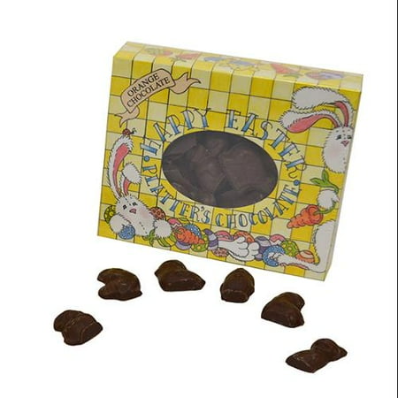 12-Pk Orange Chocolate Easter Flats Bite Size Candy Gift Set - 12 oz. Boxes