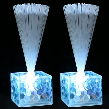 

6 Pcs Glow in The Dark Toys Bulk for Kids LED Fiber Optic Desk Lamp Light Colorful Lights Acrylic Child