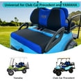 thumbnail image 7 of 10L0L Golf Cart Front Seat Cover Set for Yamaha and Club Car Precedent Cart Part Accessories, Blue, 7 of 7