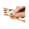 thumbnail image 3 of INSPIRE CHIC Women's Skinny Scarves Neckerchief Leaf Pattern Hair Band Orange, 3 of 5