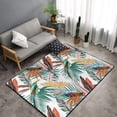 thumbnail image 2 of Area Rugs For Living Room Decor - Colorful Bird Palm Leaves Anti Slip Throw Washable Rugs 3x5 For Bedroom, Soft Indoor Carpet For Bedroom Living Room 60x39In, 2 of 5