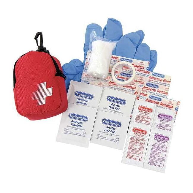First Aid Kit and Housing, Fabric 24 Components, 5 People Served 3022