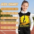 thumbnail image 6 of Psesaysky Girls Sweatshirts Size 10-11 Years Golf Player Dog Graphic Pullover Long Sleeve Quarter Zip Shirt Cute Cartoon Casual Winter Clothes for Girls, 6 of 6