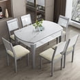 thumbnail image 2 of Fundas de asiento impermeables Genina para sillas de comedor, color beige, 4 unidades, 2 of 7