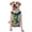 With Accessories, variant on Naloa Rainbow Colored Pet Harness Vest with Traction Rope, Adjustable No-Choke Dog Vest for Outdoor, Walking - Medium
