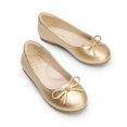 thumbnail image 4 of Zapatos de Vestir para Niña DREAM PAIRS Bailarinas Doradas con Moño Talla 3, 4 of 6