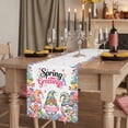 thumbnail image 2 of Table Runners 70 Inches Long Dress Scarves, Spring Gnomes Farmhouse Coffee/Dining/Kitchen Table Decor, Holiday Table Runner, Colorful Flowers Watercolor Butterfly Floral Plant 13x70 Inch, 2 of 9