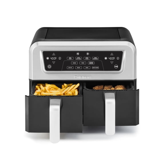 Freidora de Aire Cuisinart con Doble Canasta 8.5 QT 4 Funciones