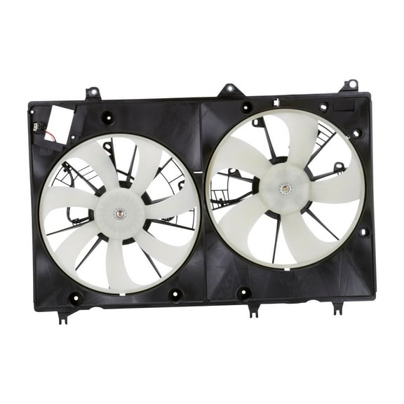 TYC 622000 Radiator & Condenser Cooling Fan Assembly W/ Tow Warranty Fits select: 2008-2013 TOYOTA HIGHLANDER