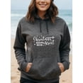 thumbnail image 3 of Cute Holiday Christmas Hoodie for Men Women, Holiday Pullover Hooded Sweatshirt, Cozy Cotton Poly Blend, Funny Winter Xmas Gift Outfit, 3 of 5