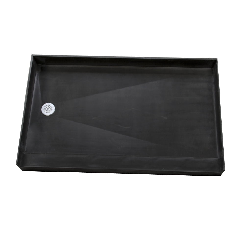 Tile Redi 3760L Black Redi Base 37" X 60" Rectangular Shower Base