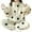 White, variant on Winter Thicken Pajamas Sets for Women, Fashion Polka Dot Print Full Zip Up Coat and Fleece Pants 2 Piece Outfits