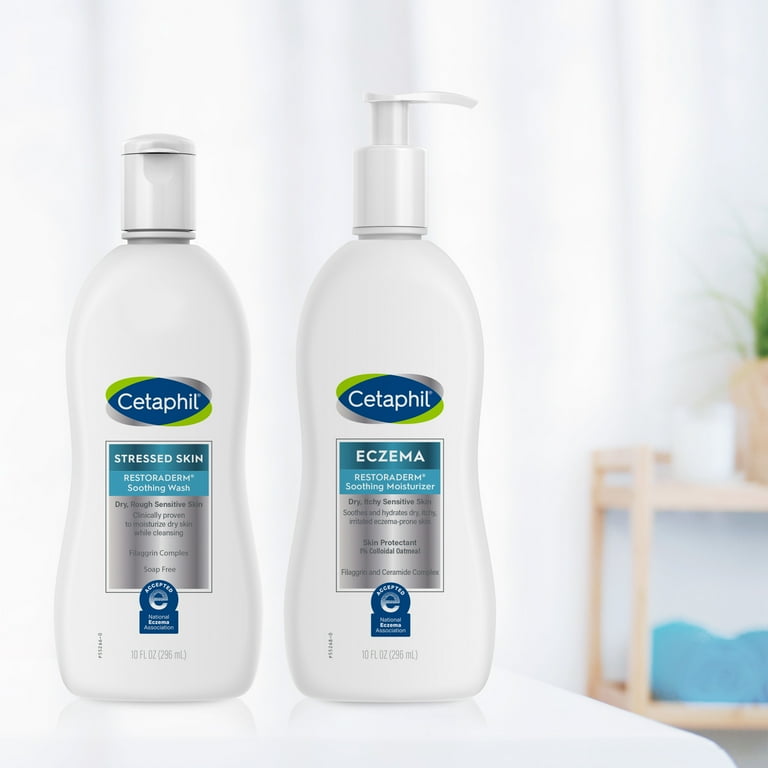 Cetaphil Restoraderm Moisturizing Lotion, 10 oz, Itch Control for