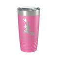 thumbnail image 1 of Mooselookmeguntic Lake Map Tumbler Travel Mug Insulated Laser Engraved Coffee Cup Maine 20 oz Pink, 1 of 1