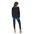 thumbnail image 3 of Blusa con botones metalicos Roman Fashion /Juvenil, 1912 (Negro) negro M, 3 of 5