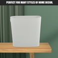 thumbnail image 6 of TEHAUX 2Pcs Rubbish Can Plastic Wastebasket Reusable Garbage Can Container for Bathroom Home, 6 of 8