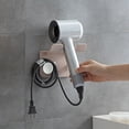 thumbnail image 3 of Coofit Hair Dryer Holder Creative Space Saving Hair Dryer Organizer Hair Dryer Rack, 3 of 10