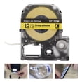 thumbnail image 1 of Label Machine Ribbon Abrasion  8 Meters Waterproof Printing Ribbon For  LW Series 12mm Black Bottom White Letter,12mm White Bottom Black Letter,12mm Yellow Bottom Black Letter, 1 of 8