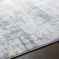 thumbnail image 6 of Hauteloom Texanna Neutral Abstract Living Room Bedroom Dining Room Area Rug - Modern Distressed Bohemian Carpet - Blue, Gray, Cream - 7'10" Square, 6 of 12