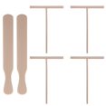 thumbnail image 1 of Wooden Crepe Spreader Set – 6pcs Food Grade Wooden Pancake Spatulas for Easy Crepe Making at Home or Restaurant Kitchens, 1 of 3