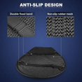 thumbnail image 4 of Cojín de gel plegable para asiento de motocicleta, estructura de panal 3D grande, absorción de impactos y almohadilla de gel transpirable para asiento de motocicleta, 4 of 5