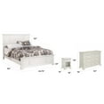 thumbnail image 2 of Homestyles Naples 3 PC Set with Queen Bed & Nightstand with Chest in Off White, 2 of 8