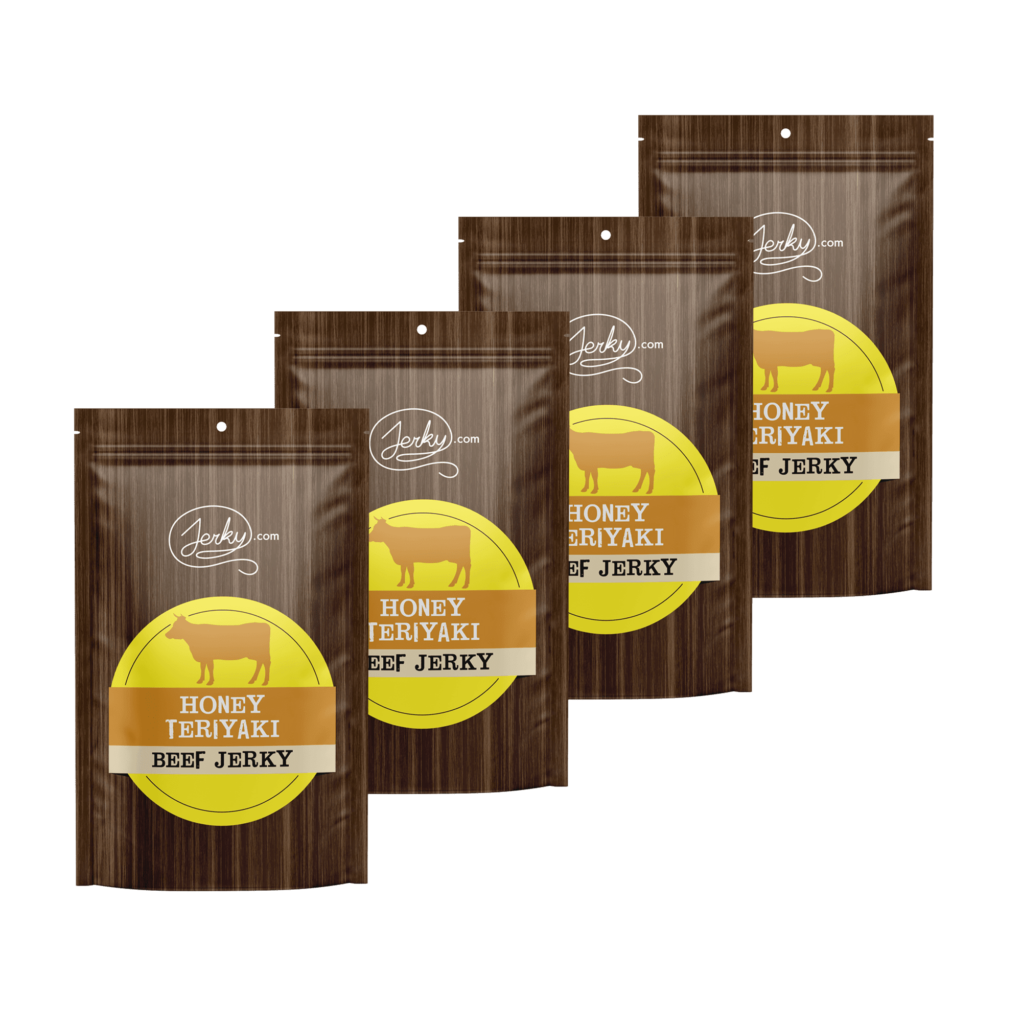 All Natural Honey Teriyaki Beef Jerky - No Added Preservatives, No MSG or Nitrates - Sweet, Savory Teriyaki Blend, 100% Lean Beef (1 Pound)