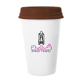thumbnail image 1 of Space Shuttle Launches Space Travel Mug Coffee Drinking Glass Pottery Cerac Cup Lid, 1 of 3