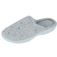 thumbnail image 1 of Isotoner  Terry Scalloped Embroidered Clog Slippers (Women's), 1 of 3