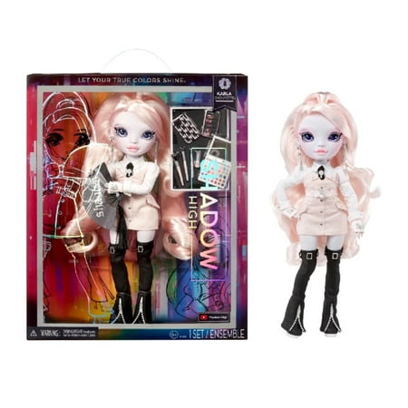 Rainbow High Shadow High Karla Choupette - Pink Fashion Doll. Fashionable Outfit & 10+ Colorful Play Accessories. Great Gift for Kids 4-12 Years Old & Collectors