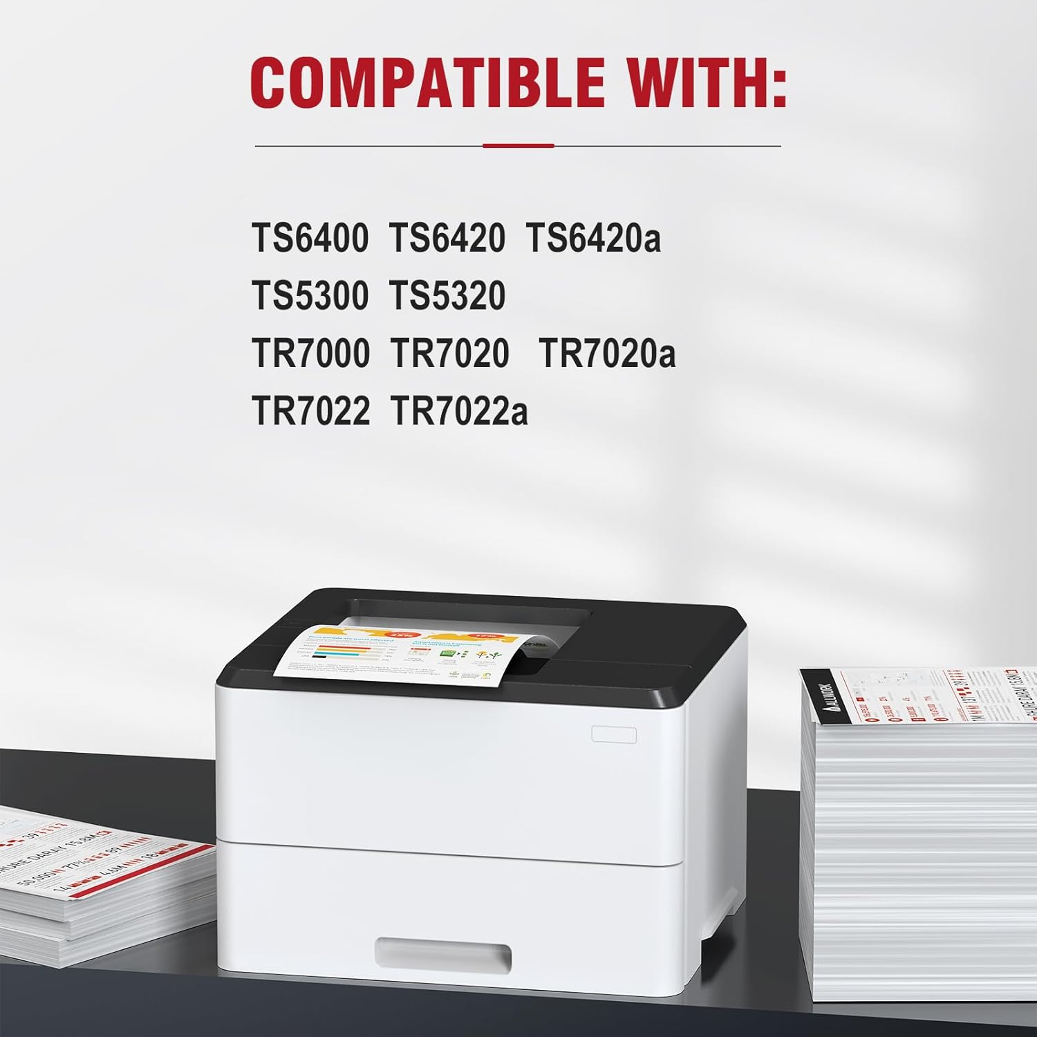 260XL 261XL Ink for Canon 260/261 Ink for Canon Ink 260 for Canon Pixma TS5320 TS6420 TS6400 Printer (Black Tri-Color)