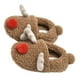 thumbnail image 4 of KAKOWELY 1 par de pantuflas navideñas de alce, pantuflas cálidas para el hogar, pantuflas flexibles, 4 of 4