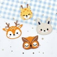 thumbnail image 2 of HLONK Iron On Patches Adorable Cartoon Animal Patches for Clothes Hot-Selling Iron On Patches for Clothes Creative Embroidered Patches for Jeans Raccoon, 2 of 3