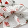 thumbnail image 4 of URMAGIC Toddler Baby Girls Puff Sleeve Sundress Summer Strawberry Beach Princess Dresses, 4 of 7